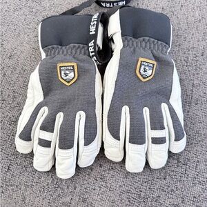 Hestra Black and White Men's Gloves